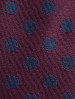 Alvaro Moreno Corbatas|Corbatas|CORBATA JACQUARD MF Burdeos