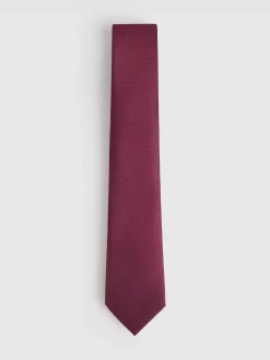Alvaro Moreno Corbatas|Corbatas|CORBATA JACQUARD MF Burdeos