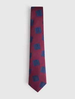 Alvaro Moreno Corbatas|Corbatas|CORBATA JACQUARD MF Burdeos
