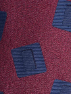 Alvaro Moreno Corbatas|Corbatas|CORBATA JACQUARD MF Burdeos