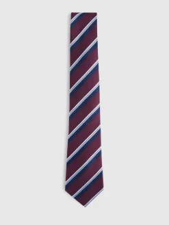 Alvaro Moreno Corbatas|Corbatas|CORBATA JACQUARD MF Burdeos