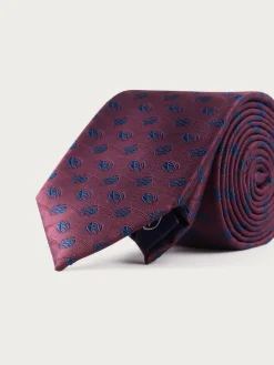 Alvaro Moreno Corbatas|Corbatas|CORBATA JACQUARD MF Burdeos