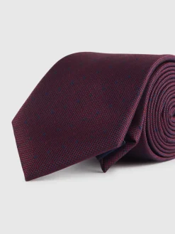 Alvaro Moreno Corbatas|Corbatas|CORBATA JACQUARD MF Burdeos