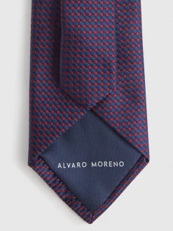 Alvaro Moreno Corbatas|Corbatas|CORBATA JACQUARD MF Burdeos