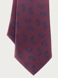 Alvaro Moreno Corbatas|Corbatas|CORBATA JACQUARD MF Burdeos