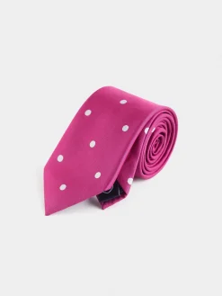 Alvaro Moreno Corbatas|Corbatas|CORBATA JACQUARD MF Fucsia