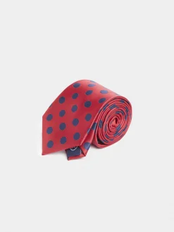 Alvaro Moreno Corbatas|Corbatas|CORBATA JACQUARD MF Rojo