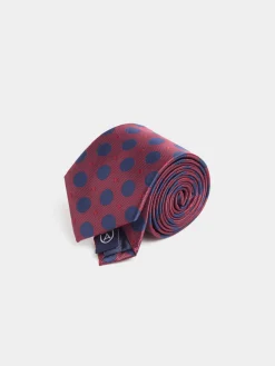 Alvaro Moreno Corbatas|Corbatas|CORBATA JACQUARD MF Rojo