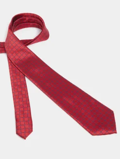Alvaro Moreno Corbatas|Corbatas|CORBATA JACQUARD MF Rojo