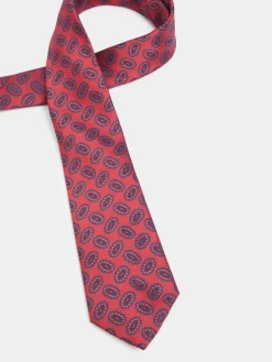Alvaro Moreno Corbatas|Corbatas|CORBATA JACQUARD MF Rojo