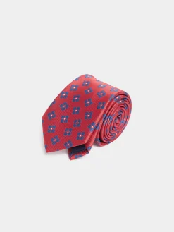 Alvaro Moreno Corbatas|Corbatas|CORBATA JACQUARD MF Rojo