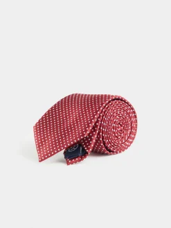 Alvaro Moreno Corbatas|Corbatas|CORBATA JACQUARD MF Rojo