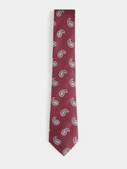 Alvaro Moreno Corbatas|Corbatas|CORBATA JACQUARD MF Rojo