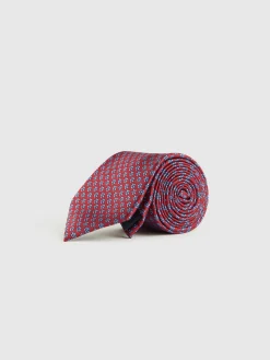 Alvaro Moreno Corbatas|Corbatas|CORBATA JACQUARD MF Rojo