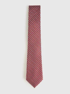 Alvaro Moreno Corbatas|Corbatas|CORBATA JACQUARD MF Rojo