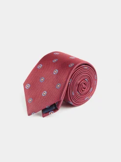 Alvaro Moreno Corbatas|Corbatas|CORBATA JACQUARD MF Rojo