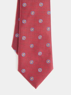 Alvaro Moreno Corbatas|Corbatas|CORBATA JACQUARD MF Rojo