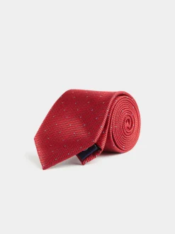 Alvaro Moreno Corbatas|Corbatas|CORBATA JACQUARD MF Rojo