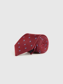 Alvaro Moreno Corbatas|Corbatas|CORBATA JACQUARD MF Rojo