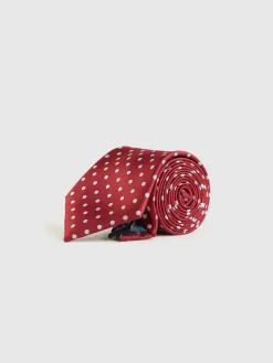 Alvaro Moreno Corbatas|Corbatas|CORBATA JACQUARD MF Rojo