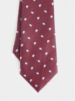 Alvaro Moreno Corbatas|Corbatas|CORBATA JACQUARD MF Rojo