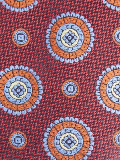 Alvaro Moreno Corbatas|Corbatas|CORBATA JACQUARD MF Rojo