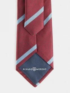 Alvaro Moreno Corbatas|Corbatas|CORBATA JACQUARD MF Rojo