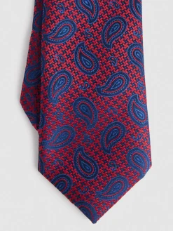 Alvaro Moreno Corbatas|Corbatas|CORBATA JACQUARD MF Rojo
