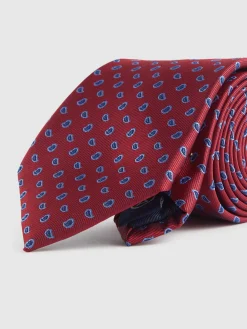 Alvaro Moreno Corbatas|Corbatas|CORBATA JACQUARD MF Rojo