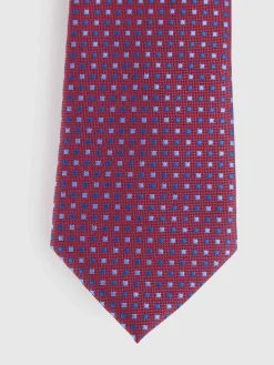 Alvaro Moreno Corbatas|Corbatas|CORBATA JACQUARD MF Rojo