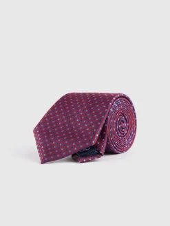Alvaro Moreno Corbatas|Corbatas|CORBATA JACQUARD MF Rojo