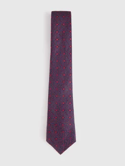 Alvaro Moreno Corbatas|Corbatas|CORBATA JACQUARD MF Rojo