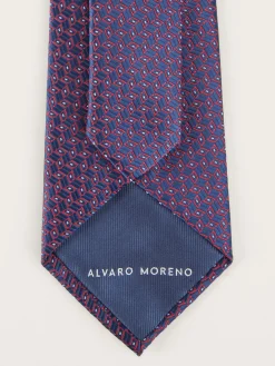 Alvaro Moreno Corbatas|Corbatas|CORBATA JACQUARD MF Rojo