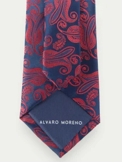 Alvaro Moreno Corbatas|Corbatas|CORBATA JACQUARD MF Rojo