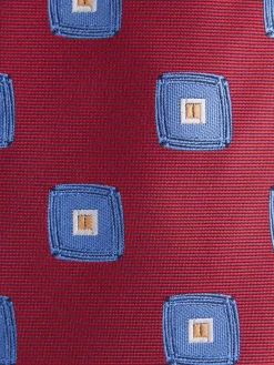 Alvaro Moreno Corbatas|Corbatas|CORBATA JACQUARD MF Rojo