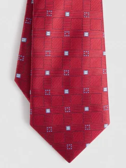 Alvaro Moreno Corbatas|Corbatas|CORBATA JACQUARD MF Rojo