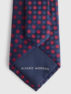 Alvaro Moreno Corbatas|Corbatas|CORBATA JACQUARD MF Rojo