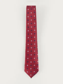 Alvaro Moreno Corbatas|Corbatas|CORBATA JACQUARD MF Rojo