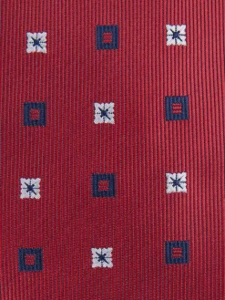 Alvaro Moreno Corbatas|Corbatas|CORBATA JACQUARD MF Rojo
