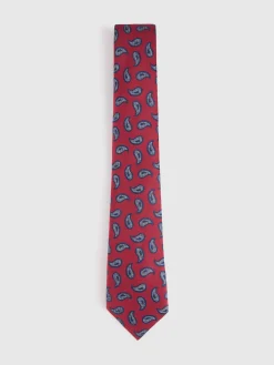 Alvaro Moreno Corbatas|Corbatas|CORBATA JACQUARD MF Rojo