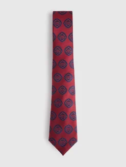 Alvaro Moreno Corbatas|Corbatas|CORBATA JACQUARD MF Rojo