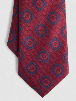 Alvaro Moreno Corbatas|Corbatas|CORBATA JACQUARD MF Rojo