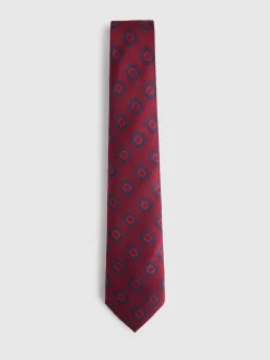 Alvaro Moreno Corbatas|Corbatas|CORBATA JACQUARD MF Rojo