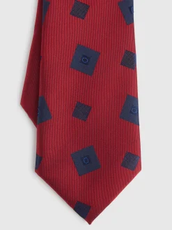 Alvaro Moreno Corbatas|Corbatas|CORBATA JACQUARD MF Rojo