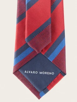 Alvaro Moreno Corbatas|Corbatas|CORBATA JACQUARD MF Rojo