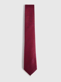 Alvaro Moreno Corbatas|Corbatas|CORBATA JACQUARD MF Rojo