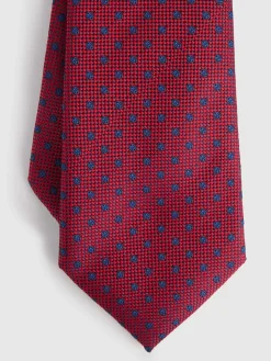 Alvaro Moreno Corbatas|Corbatas|CORBATA JACQUARD MF Rojo