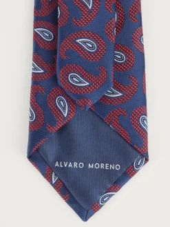 Alvaro Moreno Corbatas|Corbatas|CORBATA JACQUARD MF Rojo