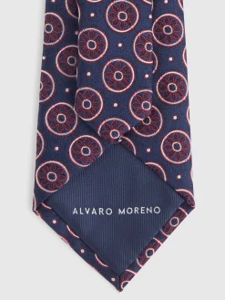Alvaro Moreno Corbatas|Corbatas|CORBATA JACQUARD MF Rojo