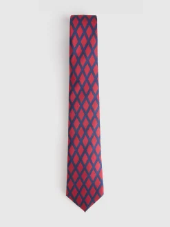 Alvaro Moreno Corbatas|Corbatas|CORBATA JACQUARD MF Rojo